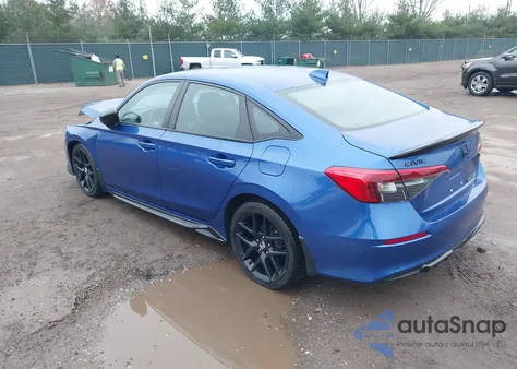2022 Honda Civic Sport из США, поврежденный, VIN 2HGFE2F51NH595908